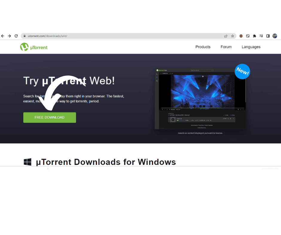 uTorrent download