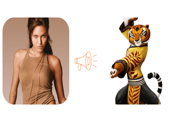 cast of kung fu panda 4, Angelina Jolie as Tigress